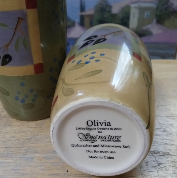 Olivia Signature Debby Segura Oil Vinegar Dispenser 10" Set.ππππ²ππππ£ - Picture 3 of 9